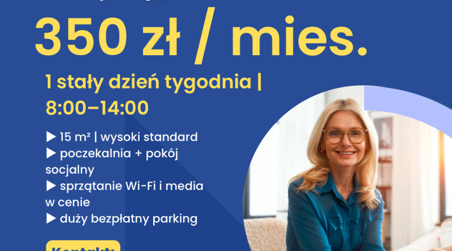 Gabinet terapeutyczny do wynajęcia