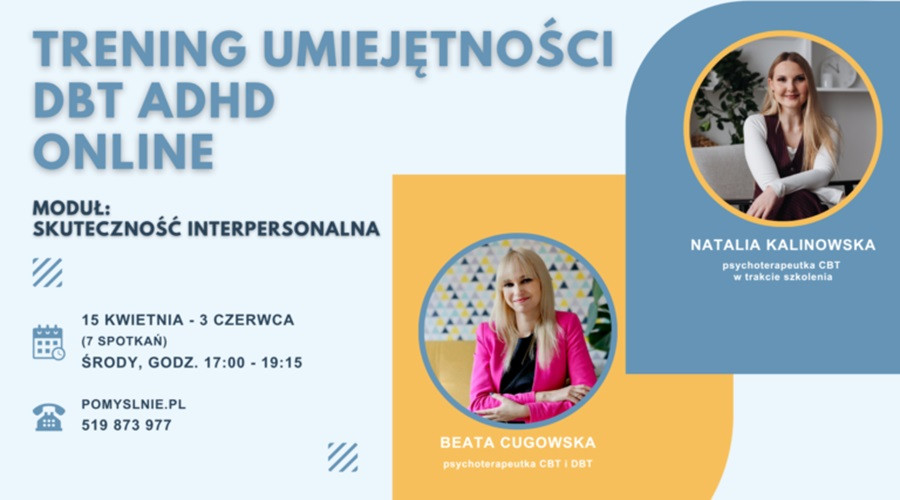 Trening umiejętności DBT ADHD - Online