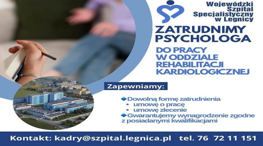 Praca dla psychologa w Legnicy