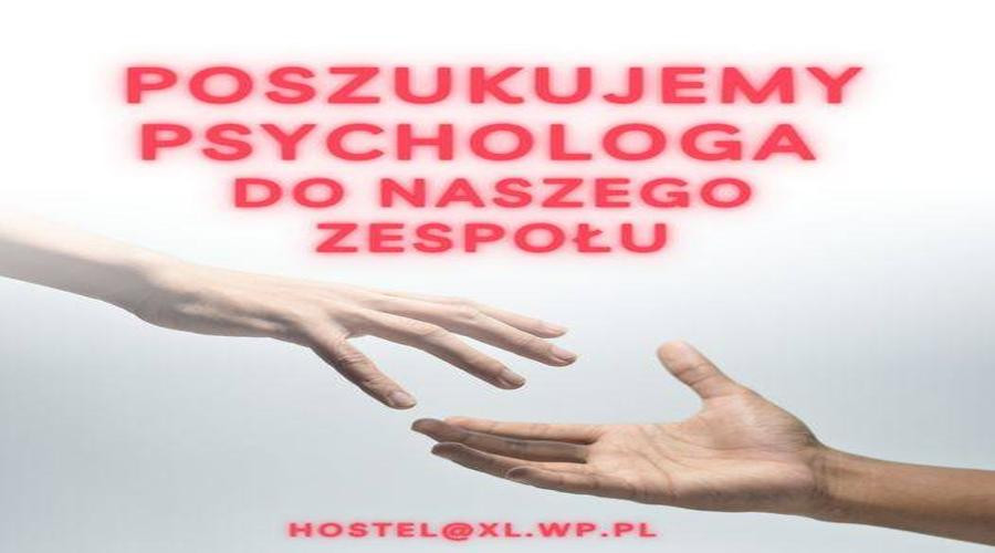 Poszukiwany psycholog w Łodzi