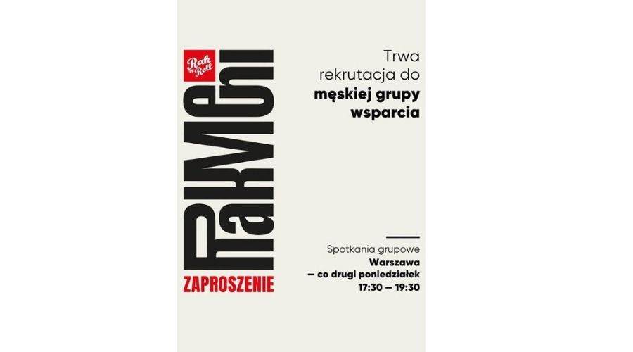 Grupa wsparcia dla mężczyzn z doświadczeniem nowotworowym Warszawa