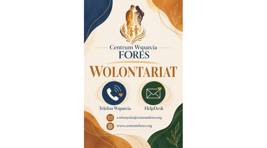 Telefon Wsparcia Fundacji FORES - wolontariat w formie zdalnej