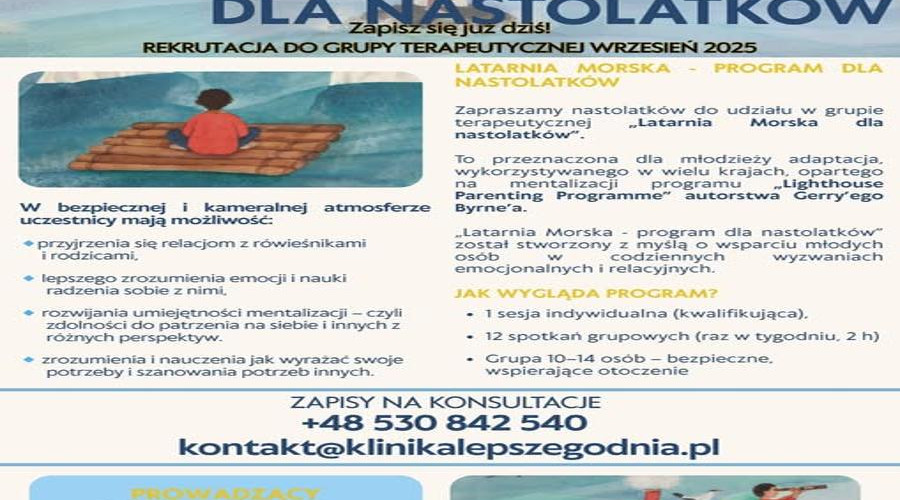 Grupa terapeutyczna dla nastolatków