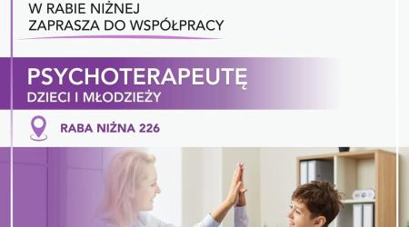 Praca dla psychoterapeuty w Rabie Niżnej