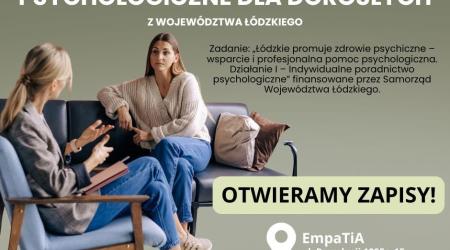 Bezpłatne wsparcie dla dorosłych Ł&oacute;dź