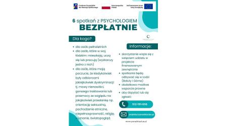 Bezpłatne konsultacje z psychologiem Ł&oacute;dź