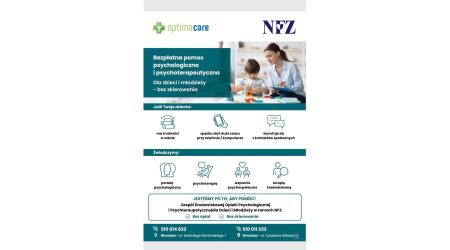 Bezpłatna pomoc dla dzieci i młodzieży NFZ we Wrocławiu
