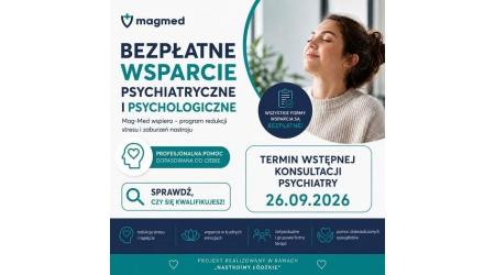 Bezpłatna psychoterapia i wsparcie psychologa Łódź