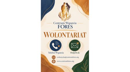 Telefon Wsparcia Fundacji FORES - wolontariat w formie zdalnej