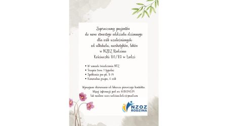 Oddział Dzienny Terapii Uzależnień w Łodzi na NFZ